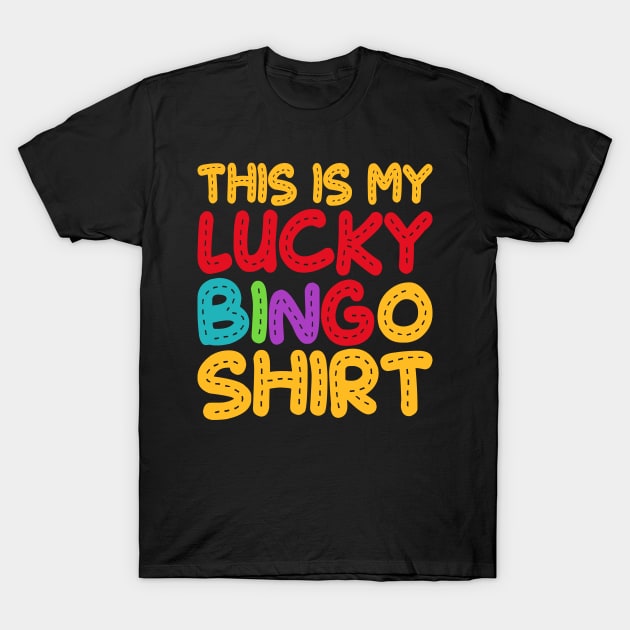This Is My Lucky Bingo Shirt T shirt For Women T-Shirt by Xamgi